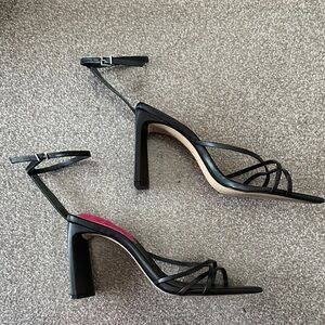 SCHUTZ Black Strappy Heels